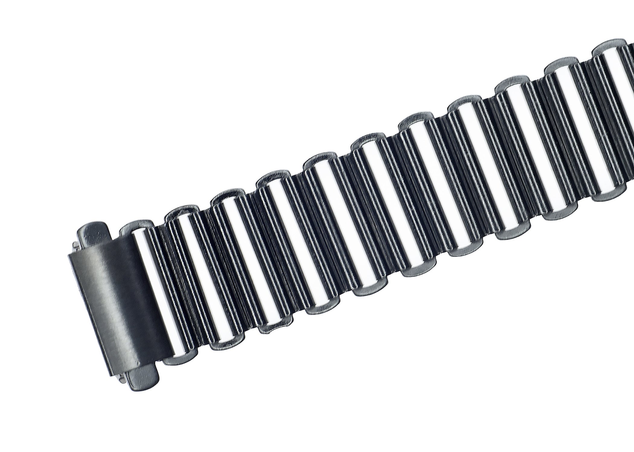 20mm Retro 1940/50s "Bonklip" Style Stainless Steel Bracelet - Ideal for Antique or Retro Style Watches