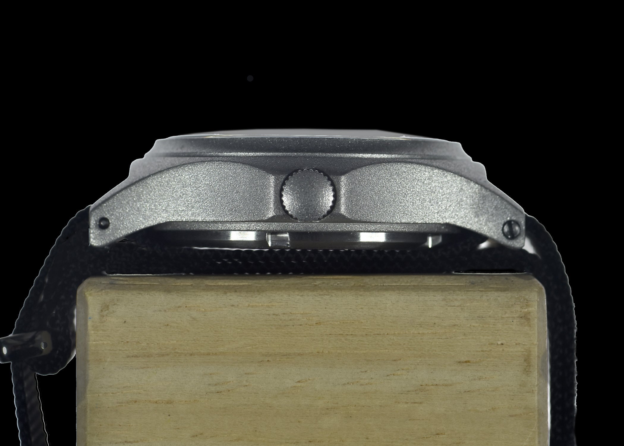 MWC GMT (Dual Time Zone) 100m/330ft Water resistant Military Watch in Stainless Steel Case with Screw Crown