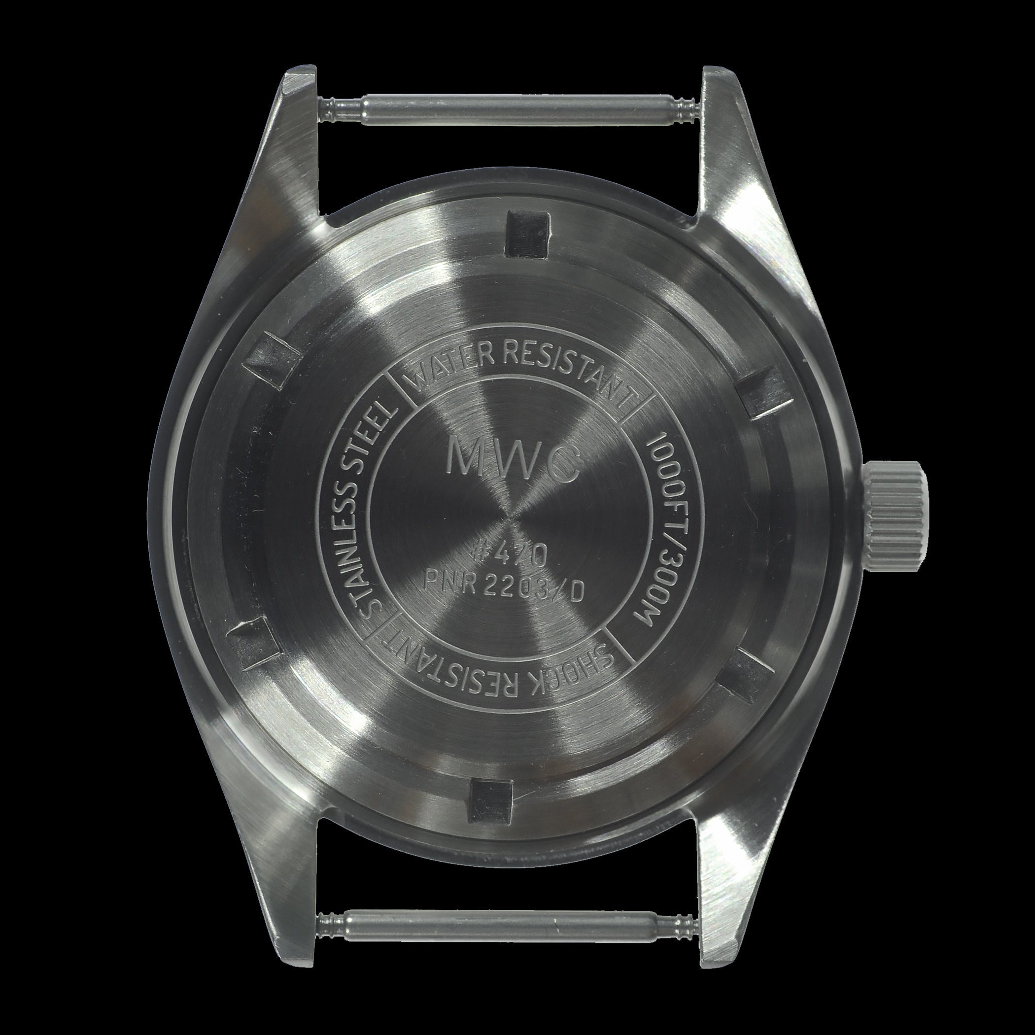 MWC Classic 1960s Pattern Dual Time Zone Automatic Divers Watch with Retro Luminova Paint and Sapphire Crystal - Ex Photographic Sample Reduced to Clear