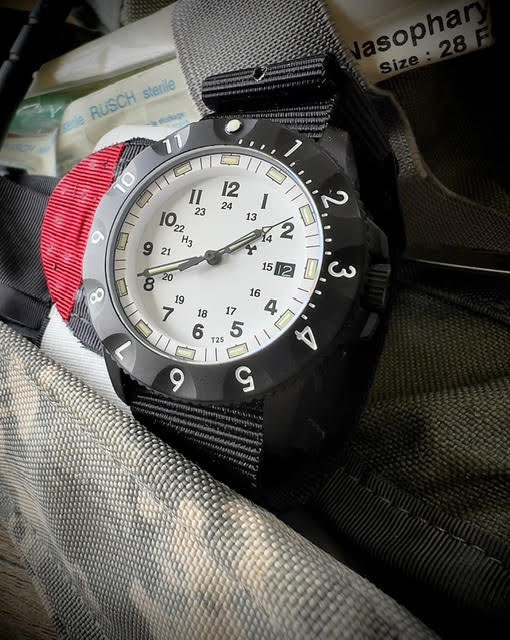 MWC P656 2025 Model PVD Tactical Series Watch with GTLS Tritium, Sapphire Crystal and a 24 Jewel Automatic Movement